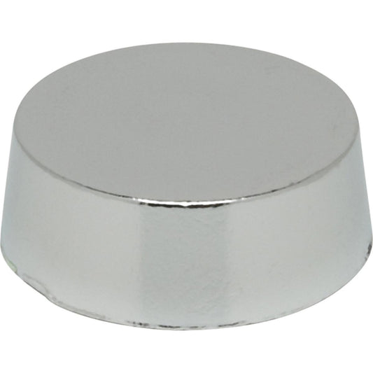 Satco 90-1051 1" Plain Knob 1/8 IP 3/8" Height Polished Chrome Finish