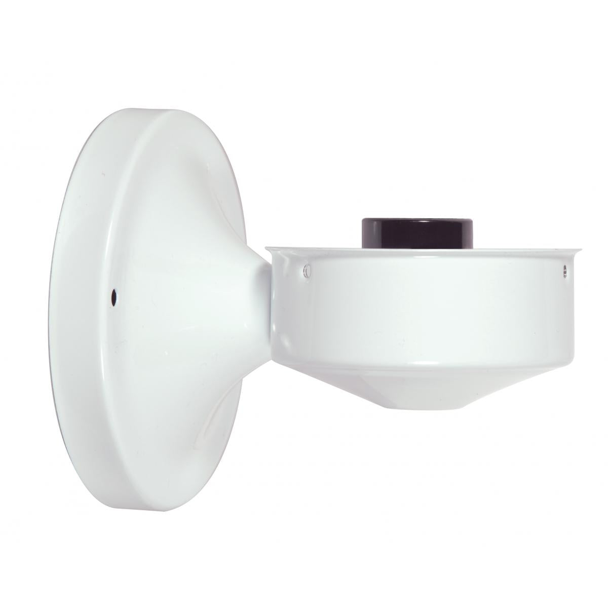 Satco 90-1085 3-1/4" Wired Wall Bracket White Finish Includes Hardware 60W Max
