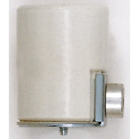 Satco 90-1108 Porcelain Socket With Side Outlet And Bushing 1/8 IPS Bushing CSSNP Screw Shell Glazed 660W 250V 100/10 Master
