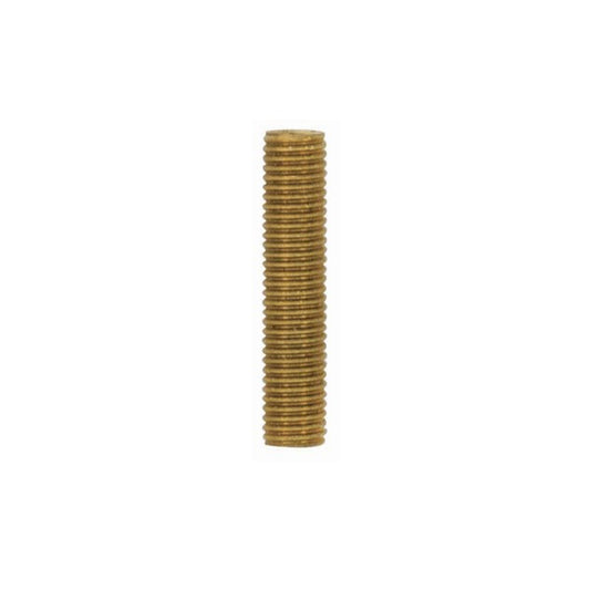 Satco 90-1188 1/8 IP Solid Brass Unfinished 1-1/2" Length 3/8" Wide