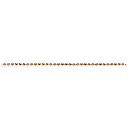 Satco 90-124 #6 Beaded Chain 1/8" Diameter 100 Foot Spool Brass Finish Used On Pull Sockets And Switches