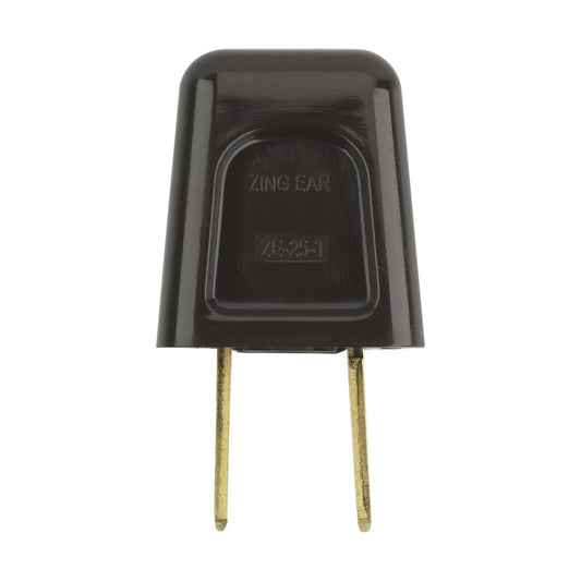 Satco 90-1521 Quick Connect Plug Brown Finish Polarized 18/2-SPT-1 6A 125V
