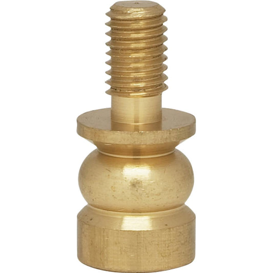 Satco 90-1562 Solid Brass Riser 1/4-27 Burnished And Lacquered 1/2" Height