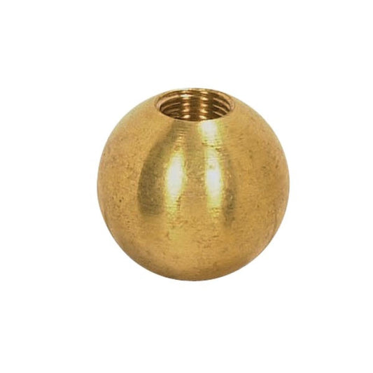 Satco 90-1627 Brass Ball 1/2" Diameter 1/8 IP Tap Unfinished