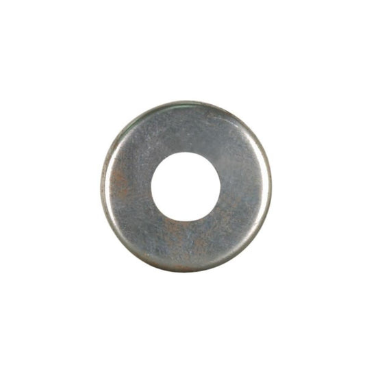 Satco 90-1654 Steel Check Ring Straight Edge 1/8 IP Slip Unfinished 3" Diameter