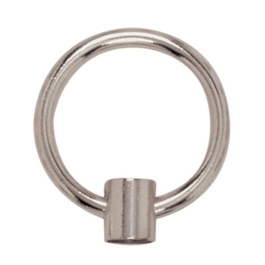 Satco 90-1727 2" Die Cast Fixture Loops 1/8 IP With Wireway 20lbs Max Polished Chrome Finish