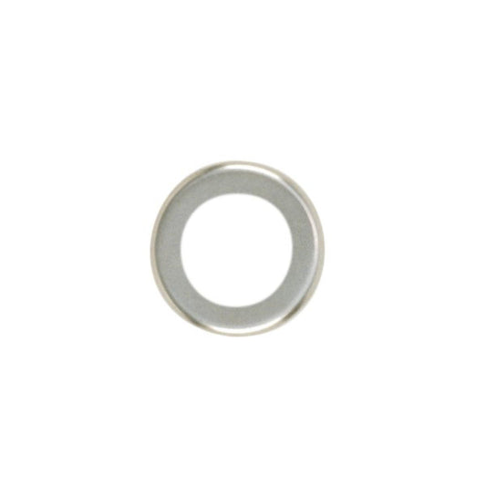 Satco 90-1834 Steel Check Ring Curled Edge 1/4 IP Slip Unfinished 1-1/2" Diameter