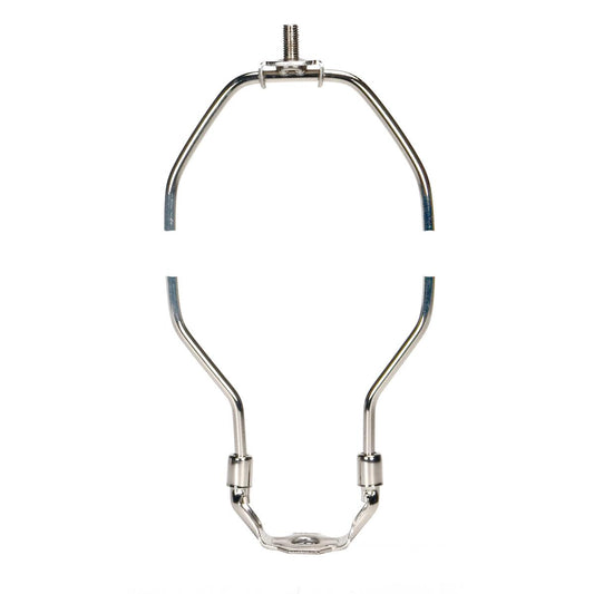 Satco 90-2005 Heavy Duty Harp Polished Nickel Finish 12" Height 1/8 IP Saddle 1/4-27 Thread 125 Carton