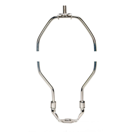 Satco 90-2017 Light Duty Harp Polished Nickel Finish 11" Height 1/8 IP Saddle 1/4-27 Thread 125 Carton