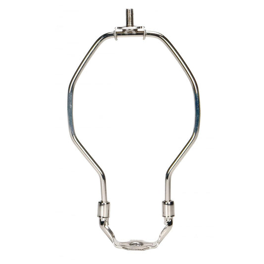 Satco 90-2028 Light Duty Harp Polished Nickel Finish 5" Height 1/8 IP Saddle 1/4-27 Thread 125 Carton