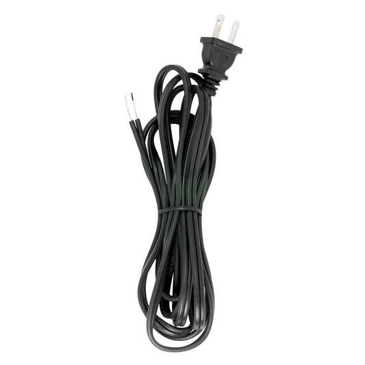 Satco 90-2044 8 Ft. 18/2 SPT-2-105C Cord Sets Full Tinned Tips for Push-In Terminals - 3/4" Strip with 2" Slit 36" Hank
