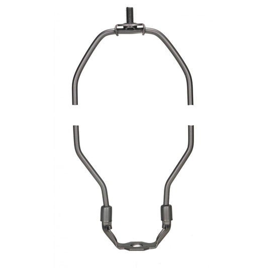 Satco 90-2080 Heavy Duty Harp Dark Antique Brass Finish 9-1/2" Height 1/8 IP Saddle 1/4-27 Thread 125 Carton