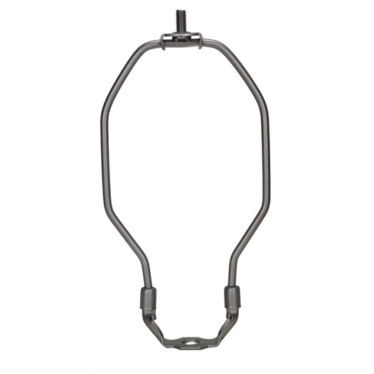 Satco 90-2088 Heavy Duty Harp Dark Antique Brass Finish 7" Height 1/8 IP Saddle 1/4-27 Thread 125 Carton