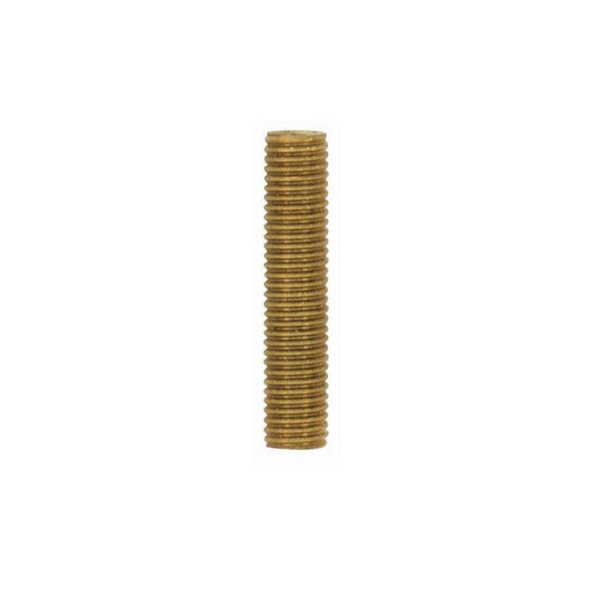Satco 90-2133 1/8 IP Solid Brass Unfinished 1-5/8" Length 3/8" Wide