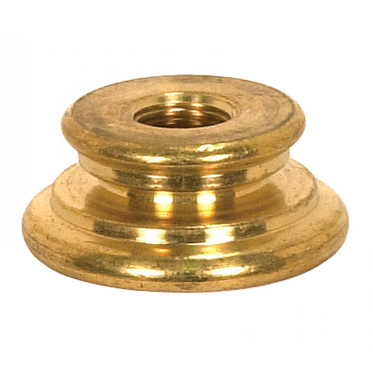 Satco 90-2165 Solid Brass Neck And Spindle Unfinished 1-1/4" x 9/16" 1/8 IP Tapped