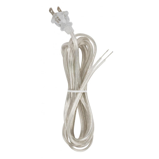 Satco 90-2184 18/2 SPT-2-105C All Cord Sets - Molded Plug - Tinned Tips 3/4" Strip with 2" Slit 36" Hank - 36" Hank - 150 Ctn.10 Ft.