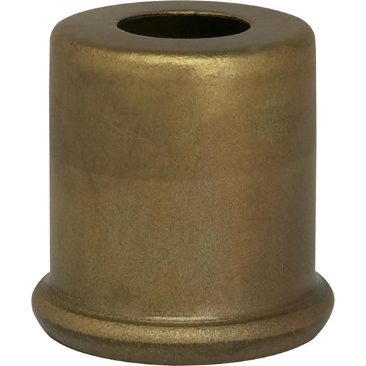 Satco 90-2222 Solid Brass Spacer 7/16" Hole 1" Height 7/8" Diameter 1" Base Diameter Unfinished