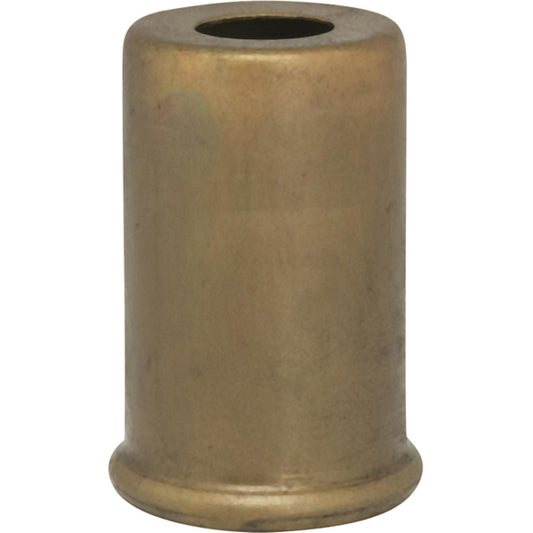 Satco 90-2224 Solid Brass Spacer 7/16" Hole 1-1/2" Height 7/8" Diameter 1" Base Diameter Unfinished