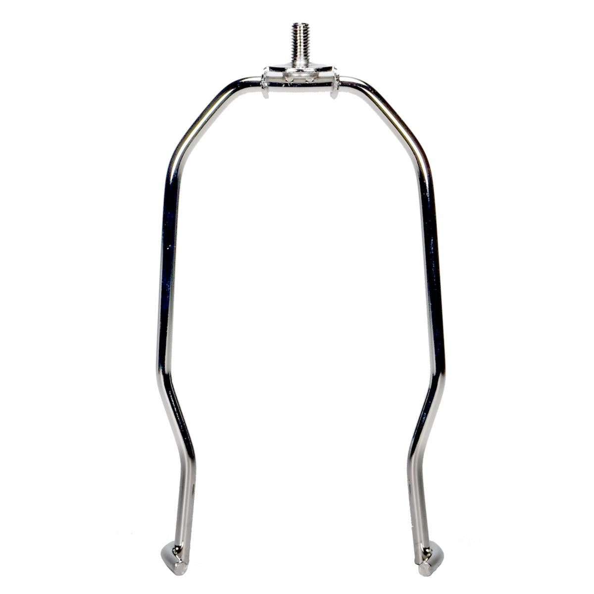 Satco 90-2249 Heavy Duty Harp Polished Nickel Finish 7" Height 1/4-27 Thread