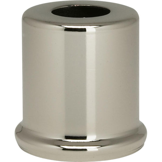Satco 90-2278 Steel Spacer 7/16" Hole 1" Height 7/8" Diameter 1" Base Diameter Nickel Plated Finish