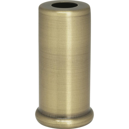 Satco 90-2287 Steel Spacer 7/16" Hole 2" Height 7/8" Diameter 1" Base Diameter Antique Brass Finish
