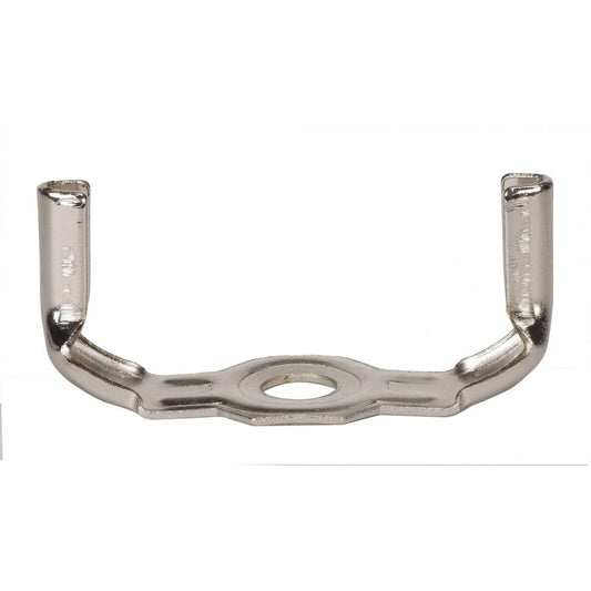 Satco 90-2339 Wide Light Duty Saddle For CFL Nickel Plated 1/8 IP