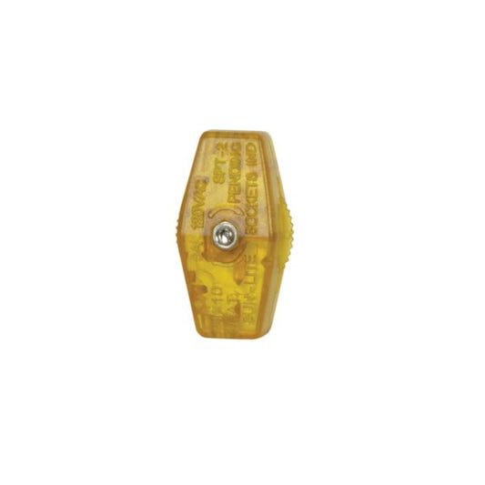 Satco 90-2426 On-Off Cord Switch For 18/2 SPT-2 6A-125V, 3A-250V, 3A-120V, 3A-125V Gold Finish