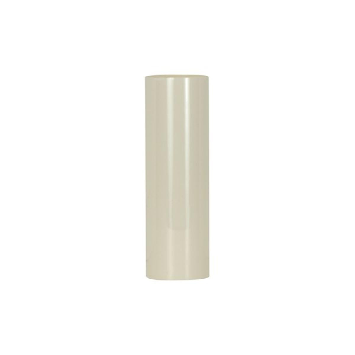 Satco 90-2447 Plastic Candle Cover Cream Plastic 1-3/16" Inside Diameter 1-1/4" Outside Diameter 6" Height
