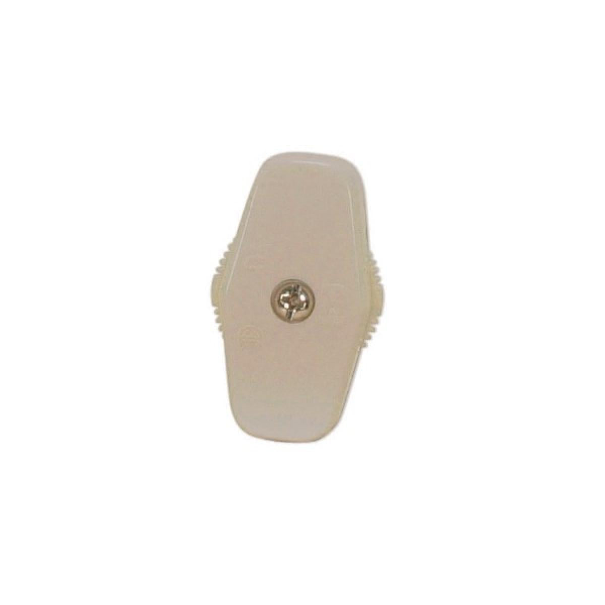 Satco 90-2587 On-Off Cord Switch For 18/2 SPT-1 6A-125V, 3A-250V, 3A-120V, 3A-120V Ivory Finish