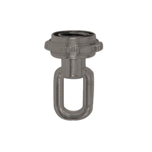 Satco 90-2595 1/4 IP Screw Collar Loop With Ring 25lbs Max Unfinished