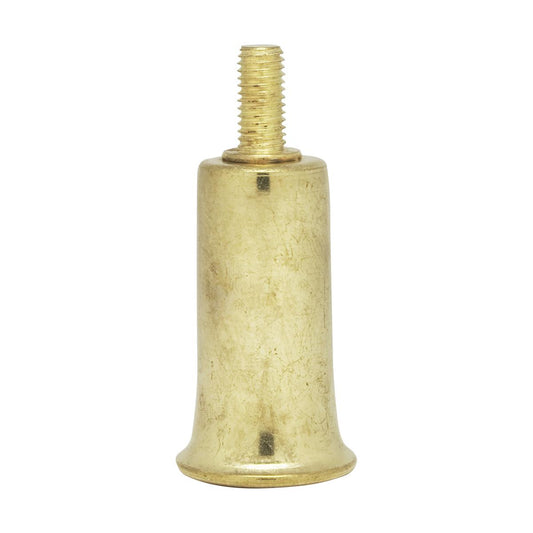 Satco 90-2597 Steel Riser 1/4-27 Brass Plated 1-1/2" Height