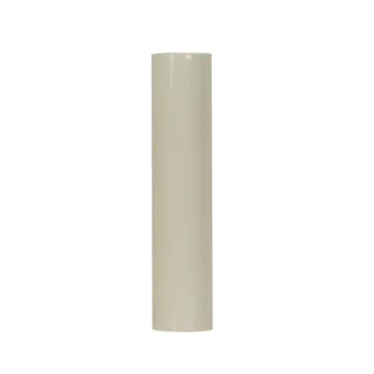 Satco 90-2620 Plastic Candle Cover Cream Plastic 13/16" Inside Diameter 7/8" Outside Diameter 3" Height