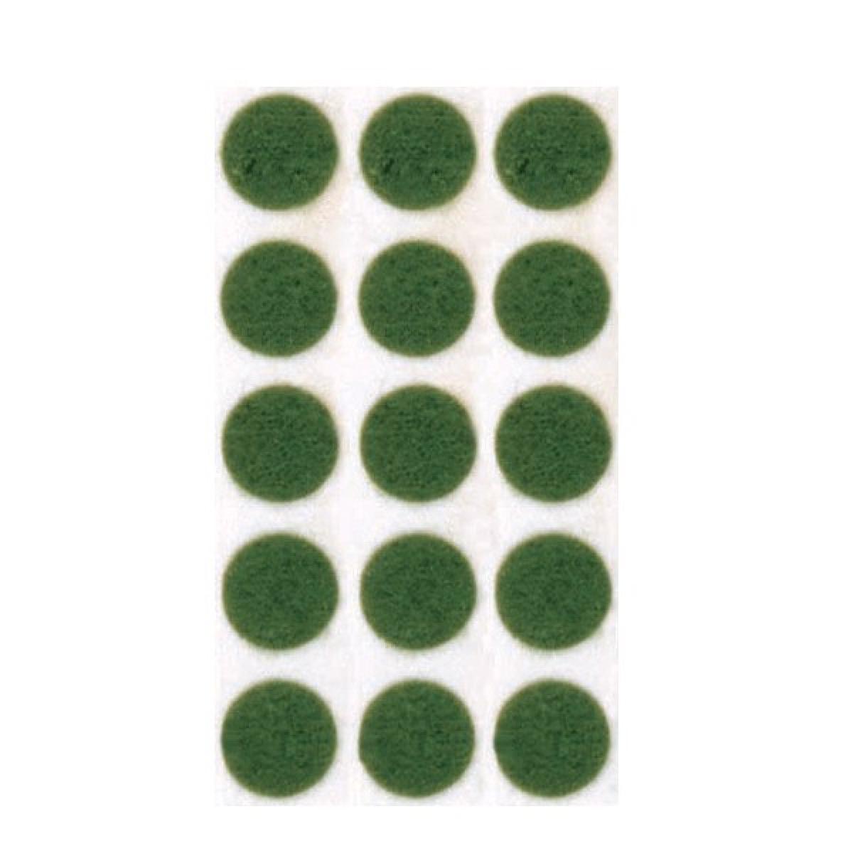 Satco 90-487 Green Felt 1/2" Dots Sold By Roll Only (1000 per Roll)
