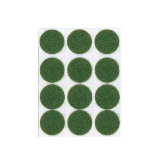 Satco 90-488 Green Felt 3/4" Dots Sold By Roll Only (1000 per Roll)