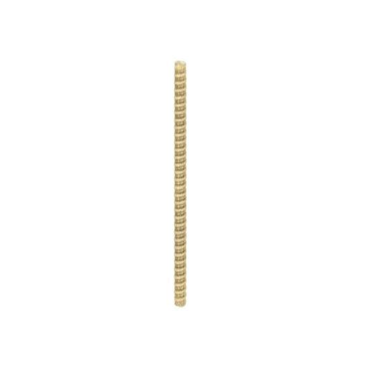 Satco 90-5180 1/8 IP Steel Yellow Zinc Plated 22-1/2" Length 3/8" Wide