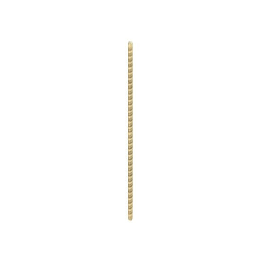 Satco 90-5199 1/8 IP Steel Yellow Zinc Plated 36" Length 3/8" Wide