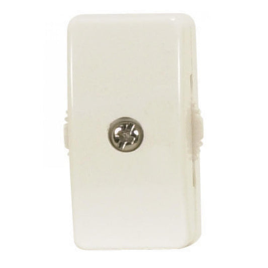Satco 90-573 On-Off Cord Switch For 18/2 SPT-2 6A-125V, 3A-250V, 3A-120V, 3A-125V White Finish