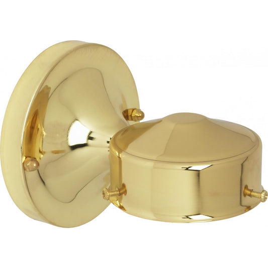 Satco 90-708 3-1/4" Wired Wall Bracket Brass Finish Includes Hardware 60W Max