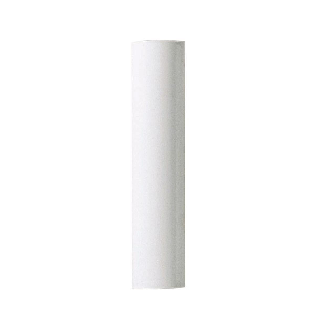 Satco 90-912 Plastic Candle Cover White Plastic 1-3/16" Inside Diameter 1-1/4" Outside Diameter 8" Height