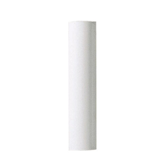 Satco 90-912 Plastic Candle Cover White Plastic 1-3/16" Inside Diameter 1-1/4" Outside Diameter 8" Height