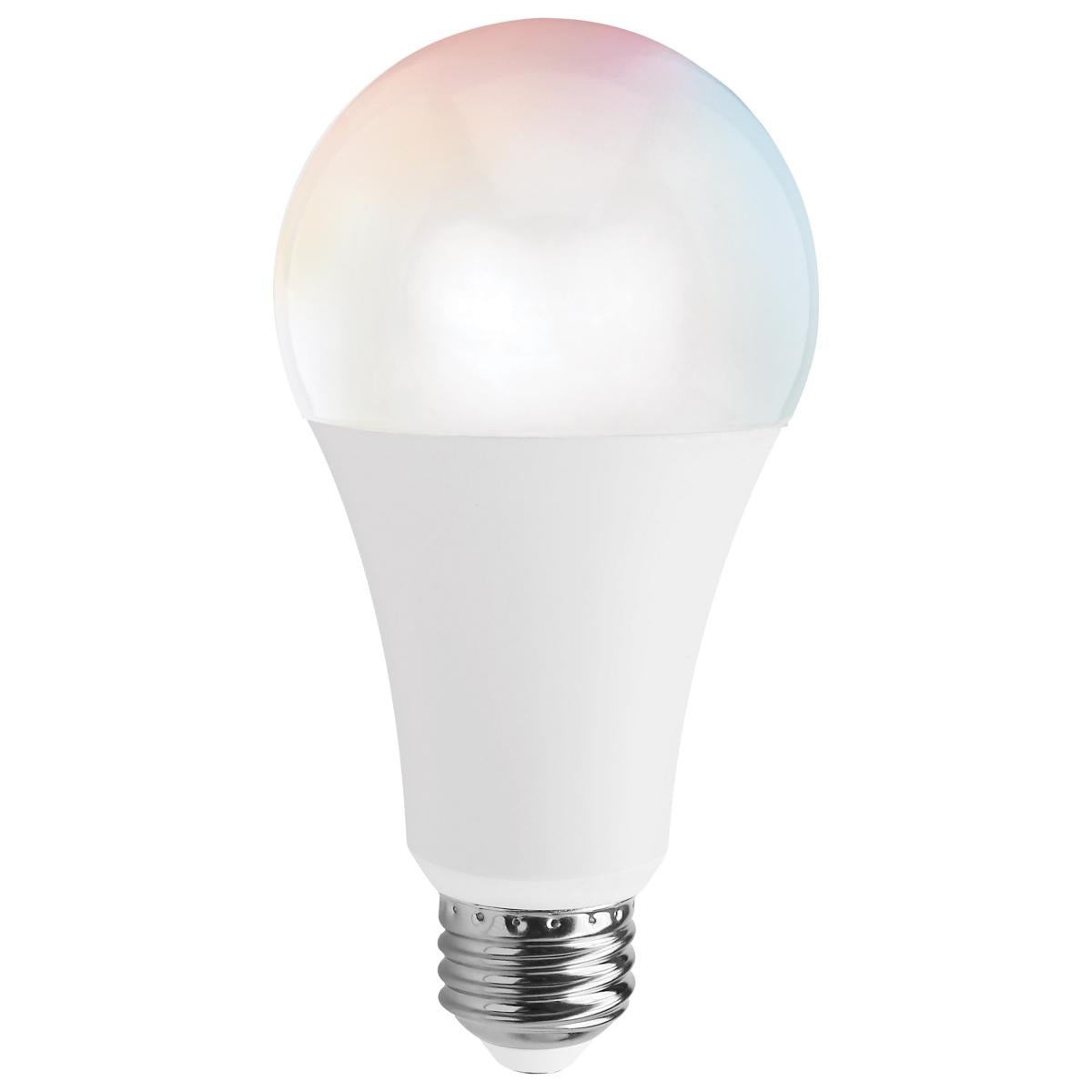 Satco S11287 13 Watt; A21 LED; RGB & Tunable White; Starfish IOT; Medium base; 220 Beam Angle; 120 Volt; 1100 Lumens