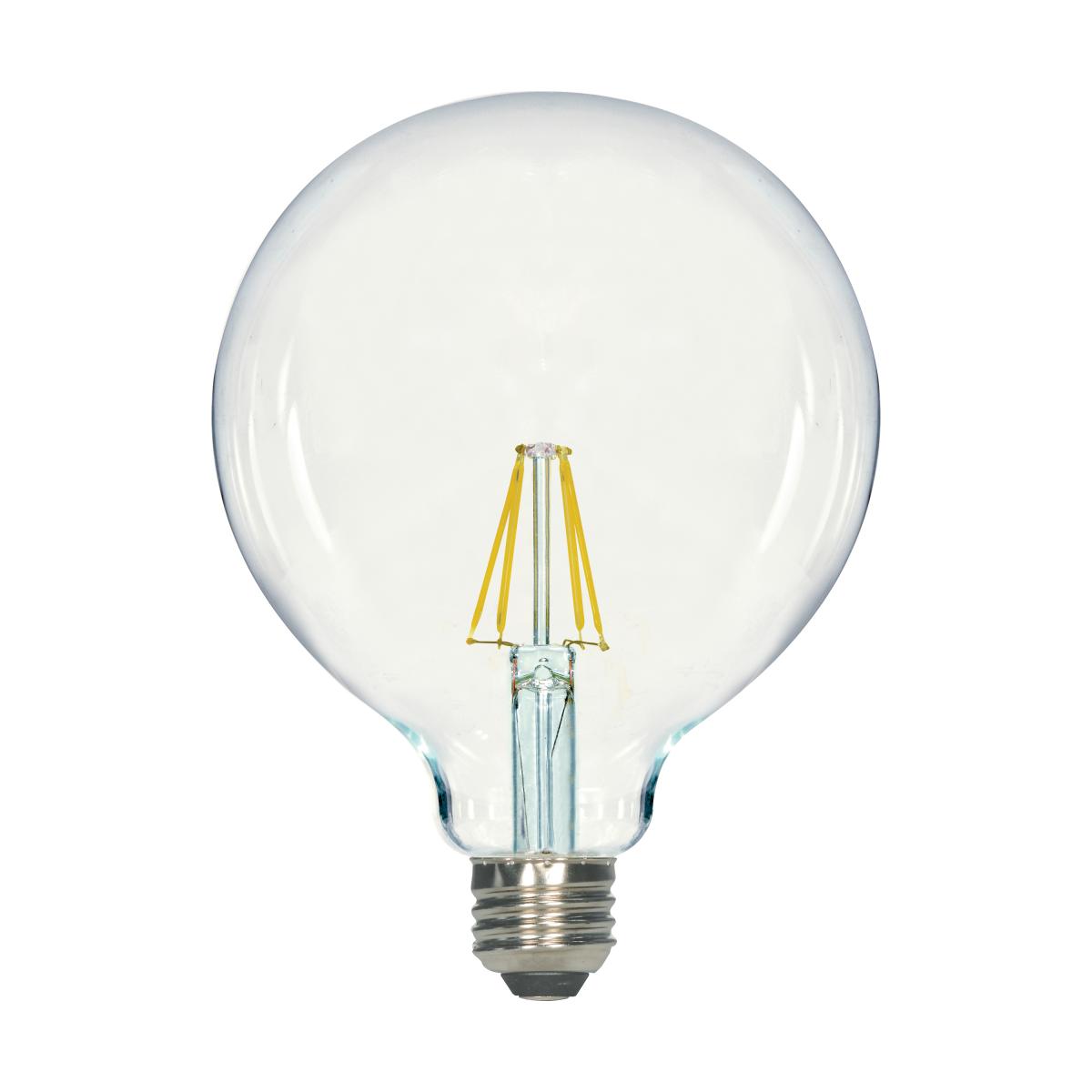 Replacement for Satco S11367 8 Watt G40 LED Clear Medium base 3000K 120 Volt - NOW S21258