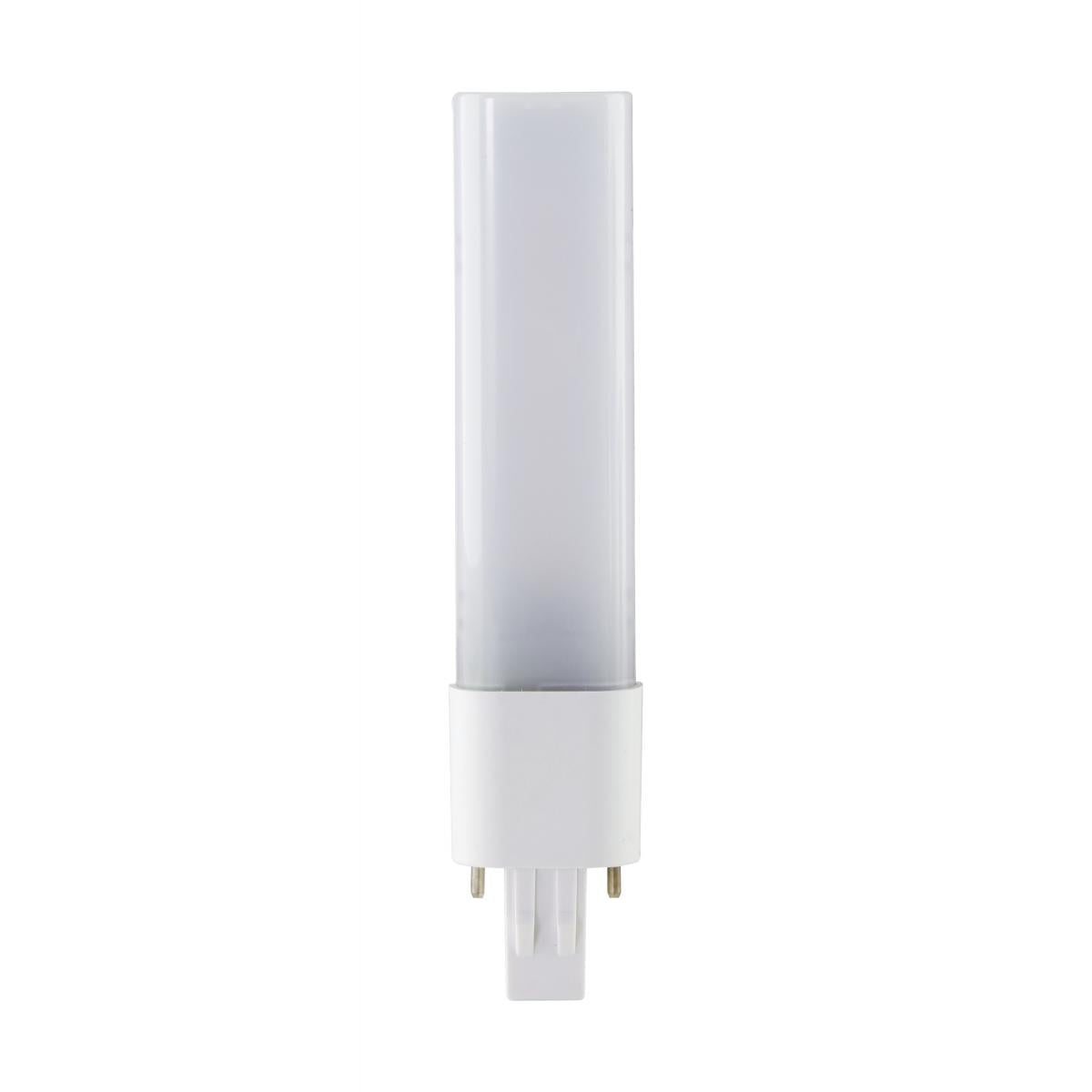 Satco S11550 5.5 Watt LED PL 2-PIN Dual Mode 2700K GX23 base Type A/B Ballast Dependent or Ballast Bypass 120-277 Volt