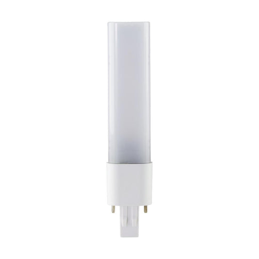 Satco S11553 5.5 Watt LED PL 2-PIN Dual Mode 4000K GX23 base Type A/B Ballast Dependent or Ballast Bypass 120-277 Volt