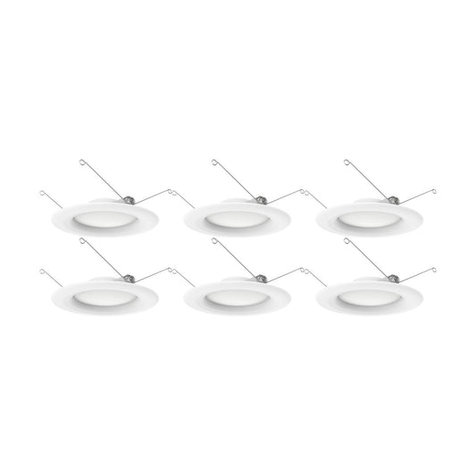 Satco S11641 9.2 Watt LED Downlight Retrofit 5-6 inch 90 CRI 3000K 120 Volt Pack of 6