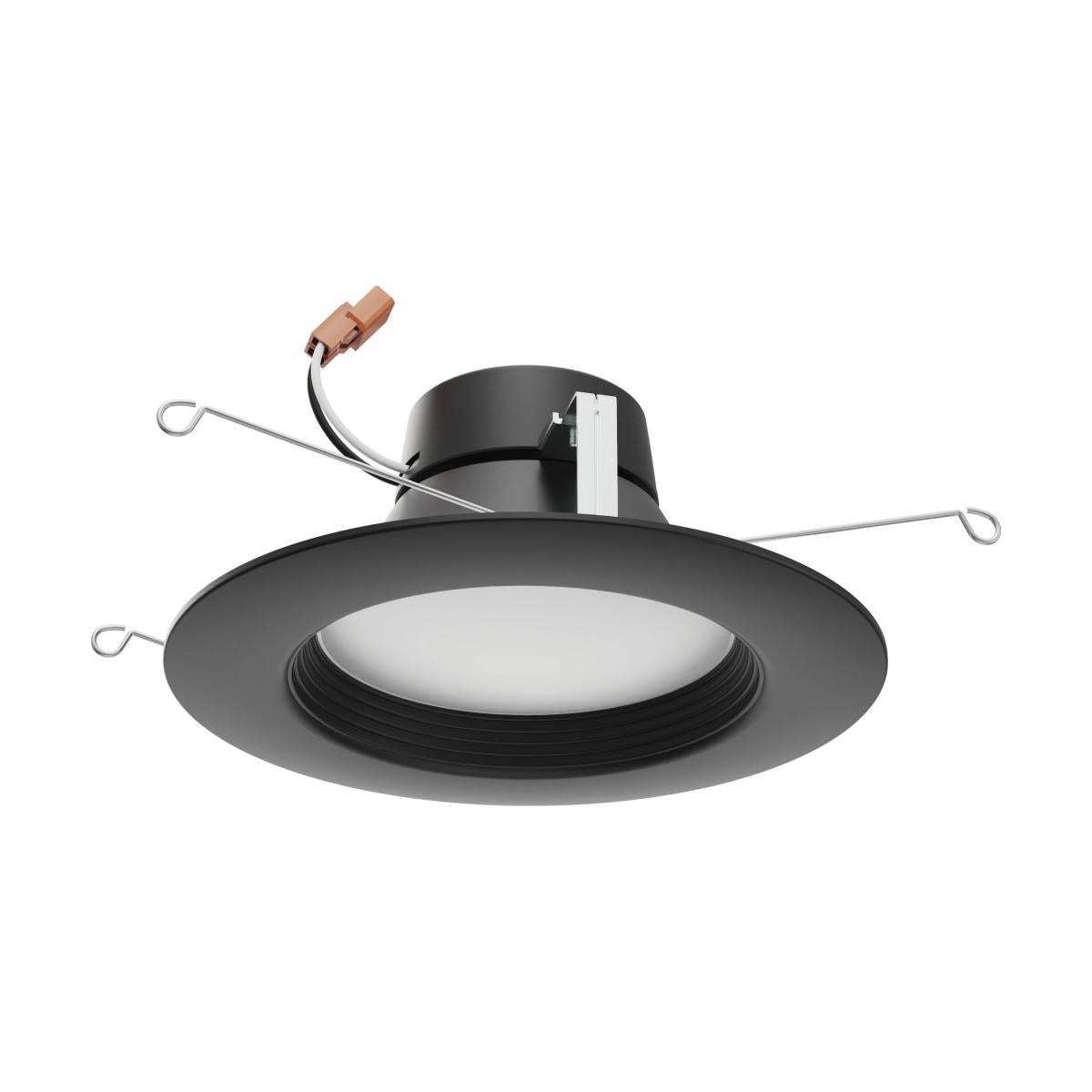 Replacement for Satco S11835 9 Watt LED Downlight Retrofit 5 Inch - 6 Inch CCT Selectable 120 volts Dimmable Black Finish - NOW S11835R1