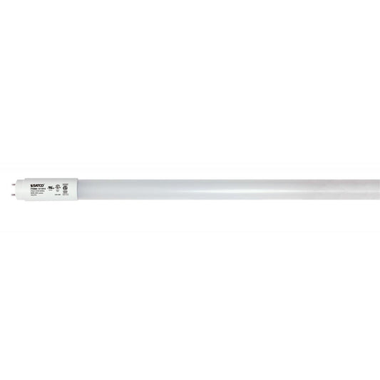 Satco S11914 18.5 Watt T8 LED 3000K Medium Bi Pin base 120-277 Volt Type B Ballast Bypass Single or Double Ended Wiring