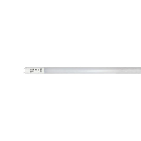 Satco S11951 7 Watt 18 Inch T8 Linear LED Medium Bi-Pin G13Base 4000K 50000 Average Rated Hours 750 Lumens Type B Ballast Bypass