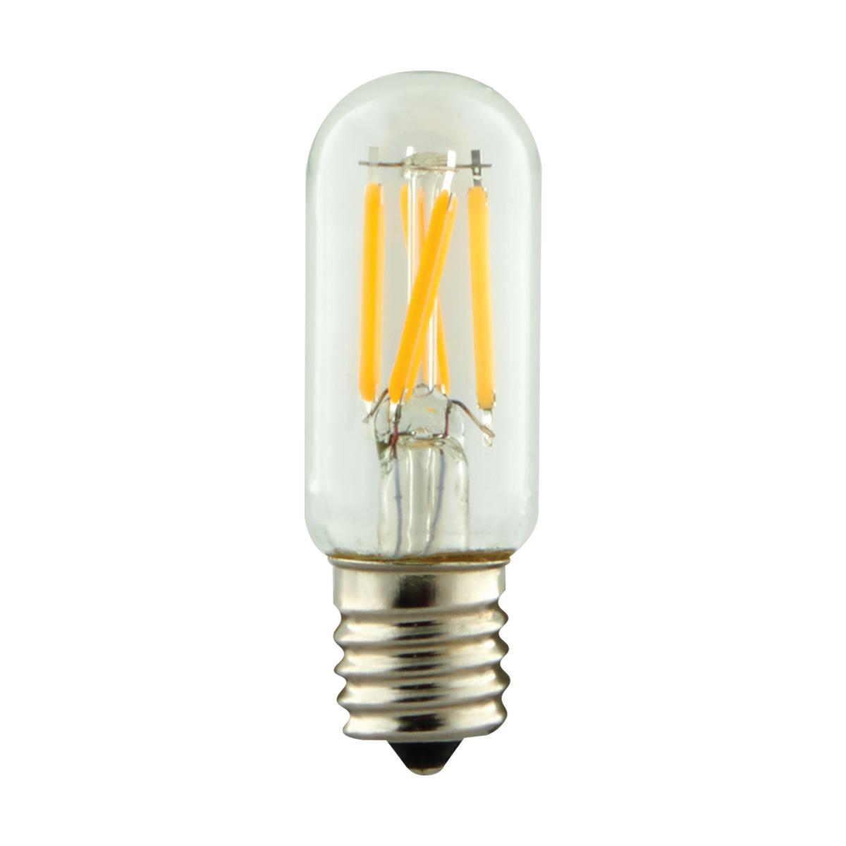 Satco S12114 3.5 Watt T7 LED Clear Intermediate base 3000K 350 Lumens 120 Volt Carded