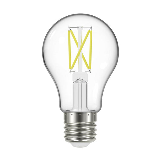 Satco S12408 5 Watt LED A19 Clear Medium Base 2700K 90 CRI 120 Volt